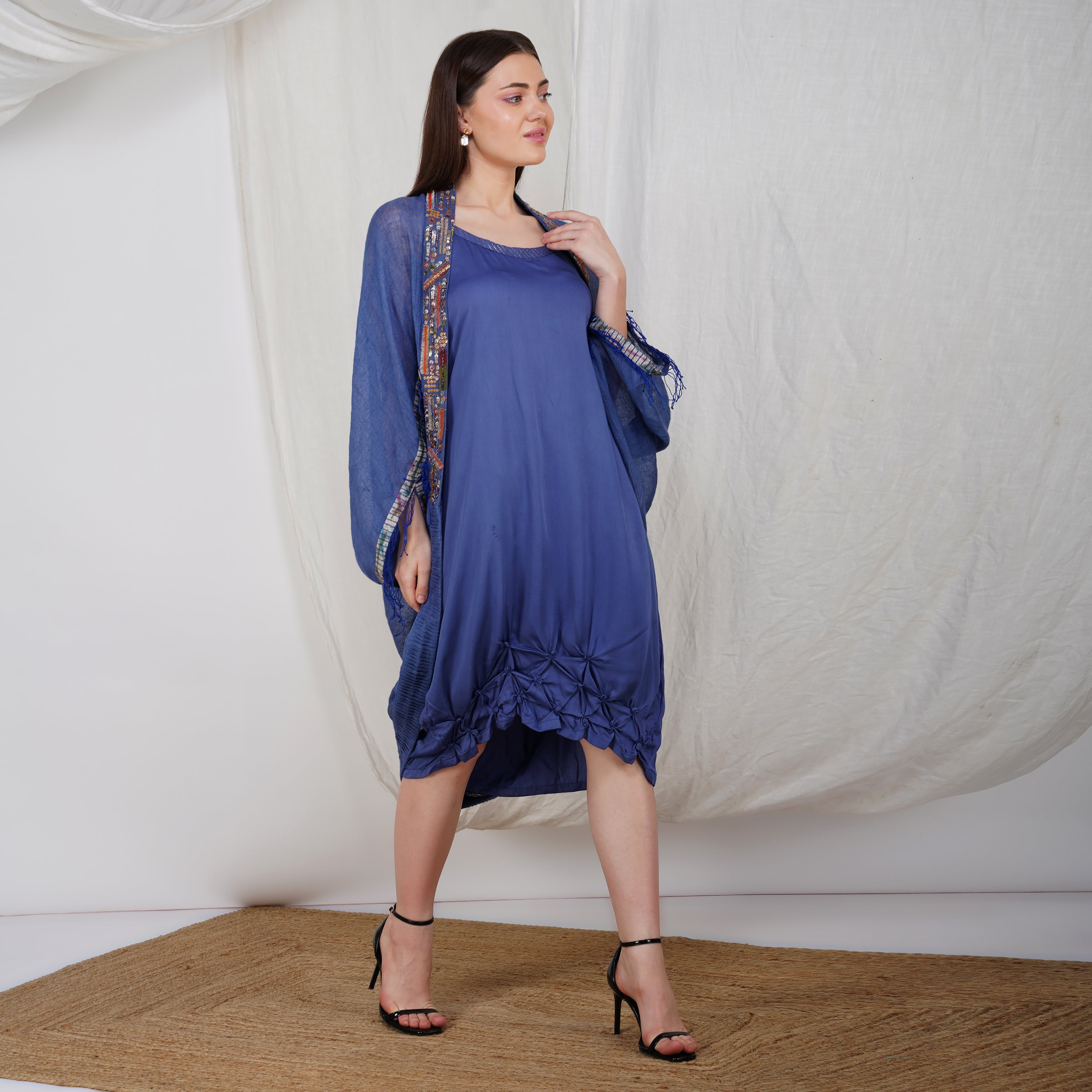 Knotted Jacket Dress – Chic Handcrafted Outfit | VIVIR