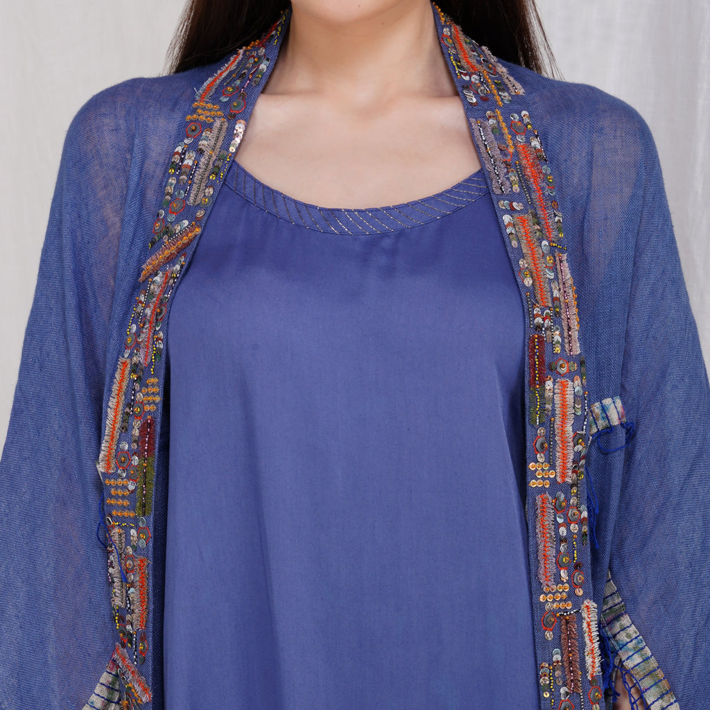 Knotted Jacket Dress – Chic Handcrafted Outfit | VIVIR