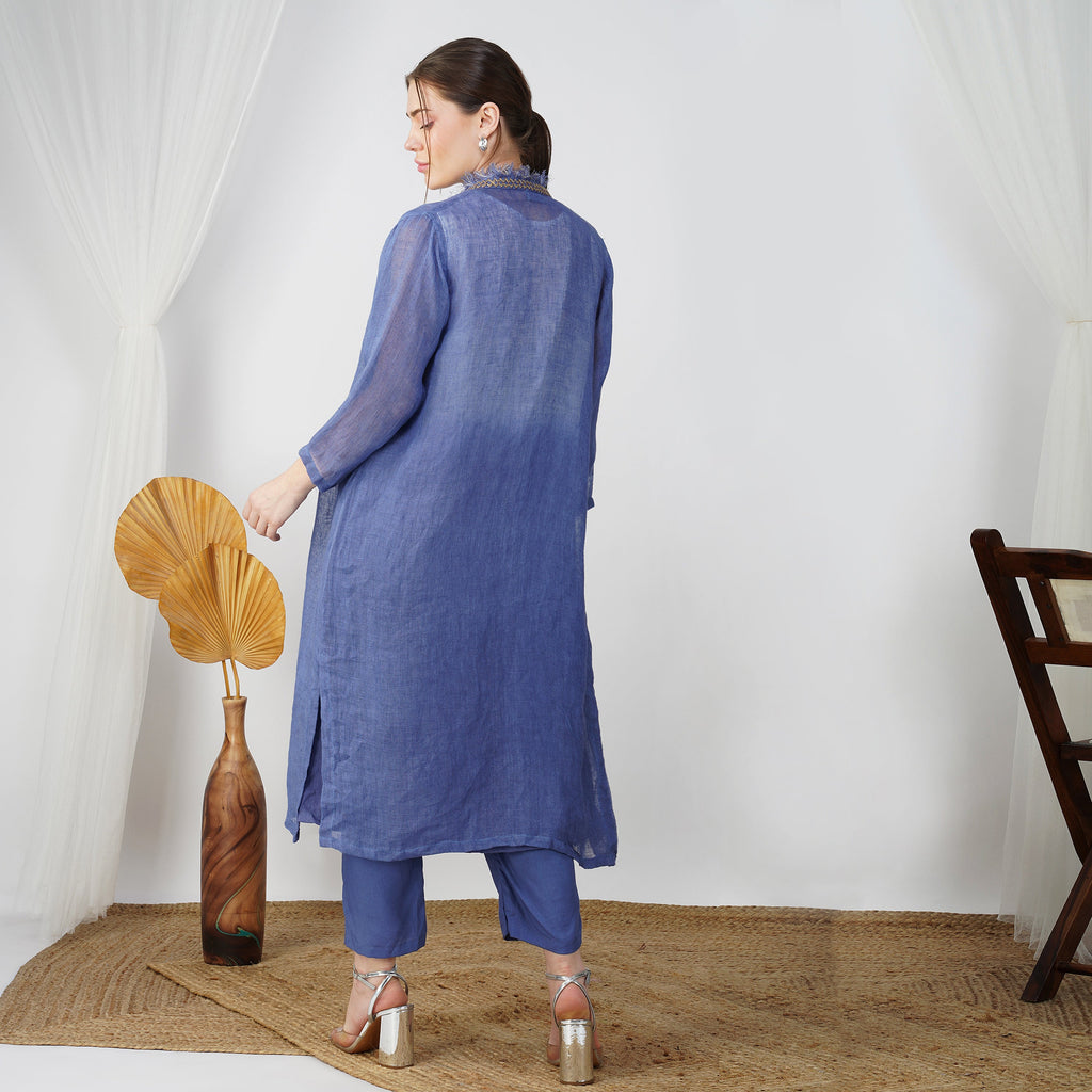Premium Three-Piece Co-Ord Set - Handcrafted Linen | VIVIR