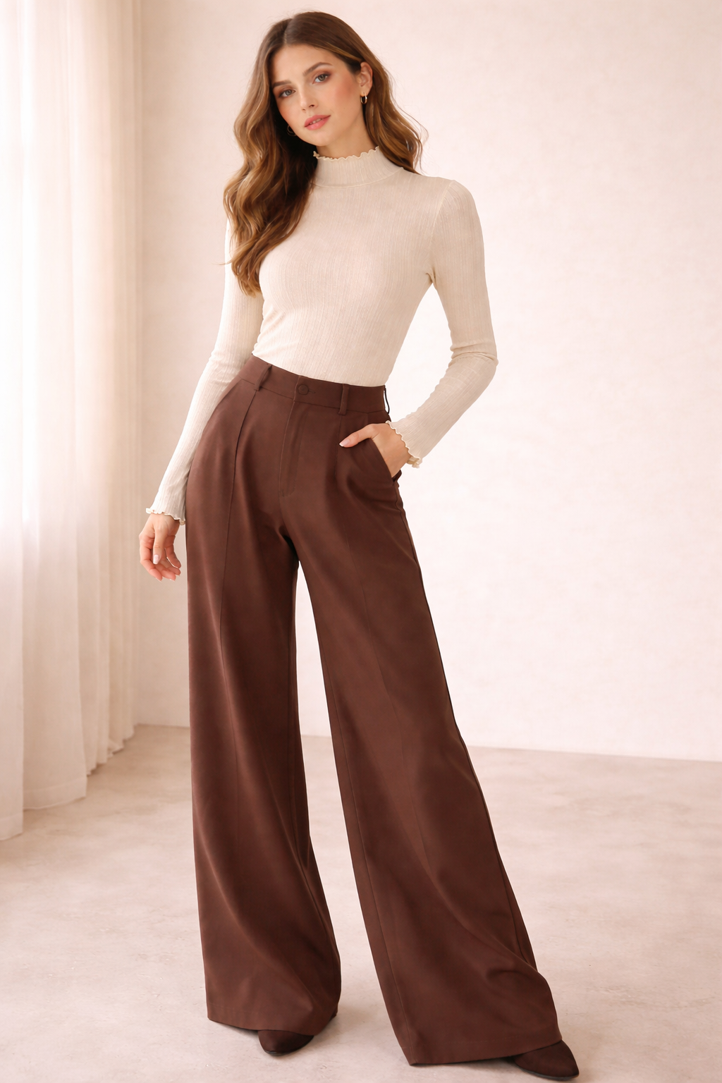 H&M High-Neck Dress Top – Sleek, Minimal & Versatile