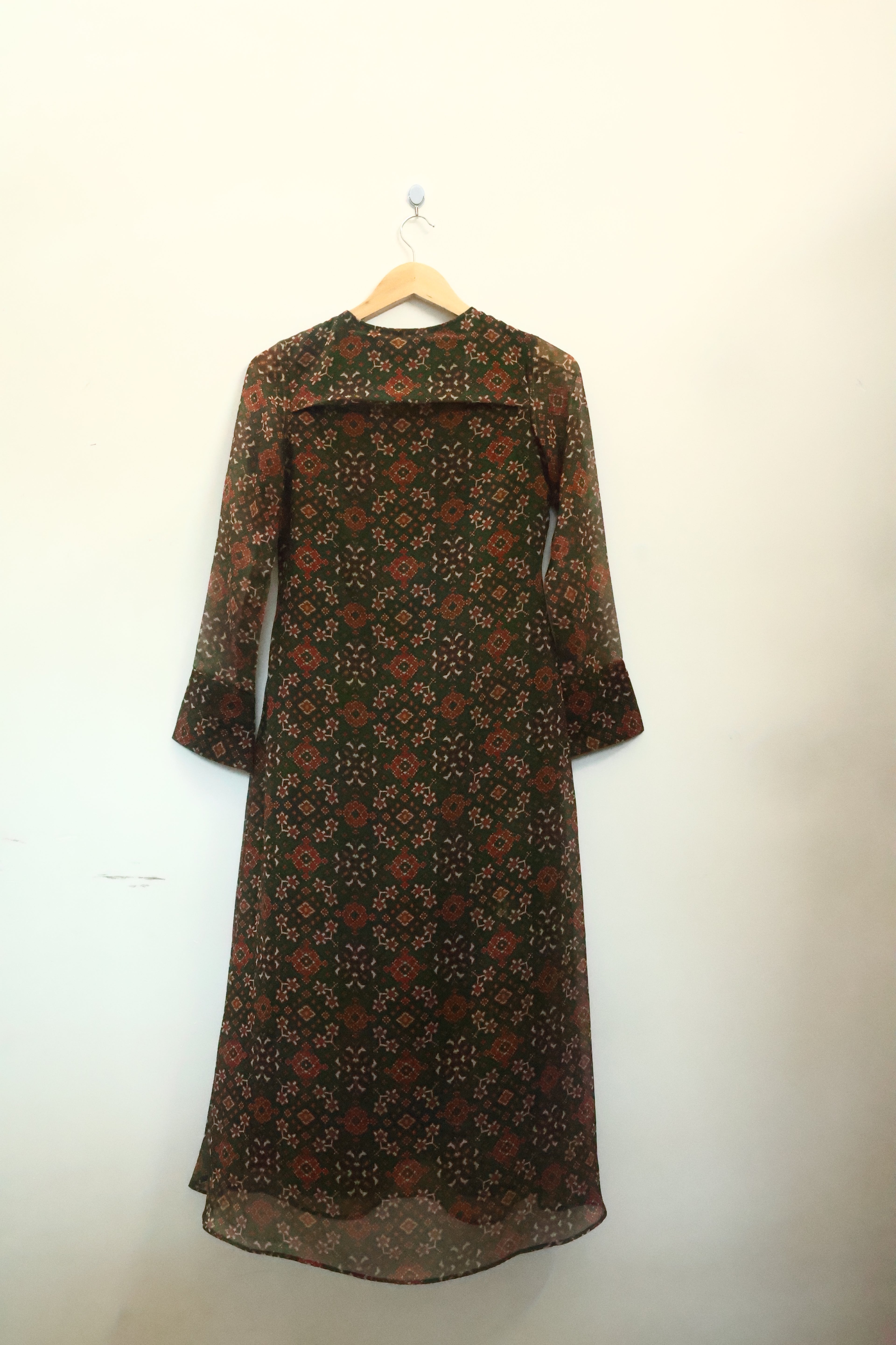 Printed Long Dress – Effortless Elegance in Every Step