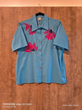Light Blue Printed Shirt