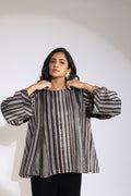 Gilded Rhythm Handwoven Top