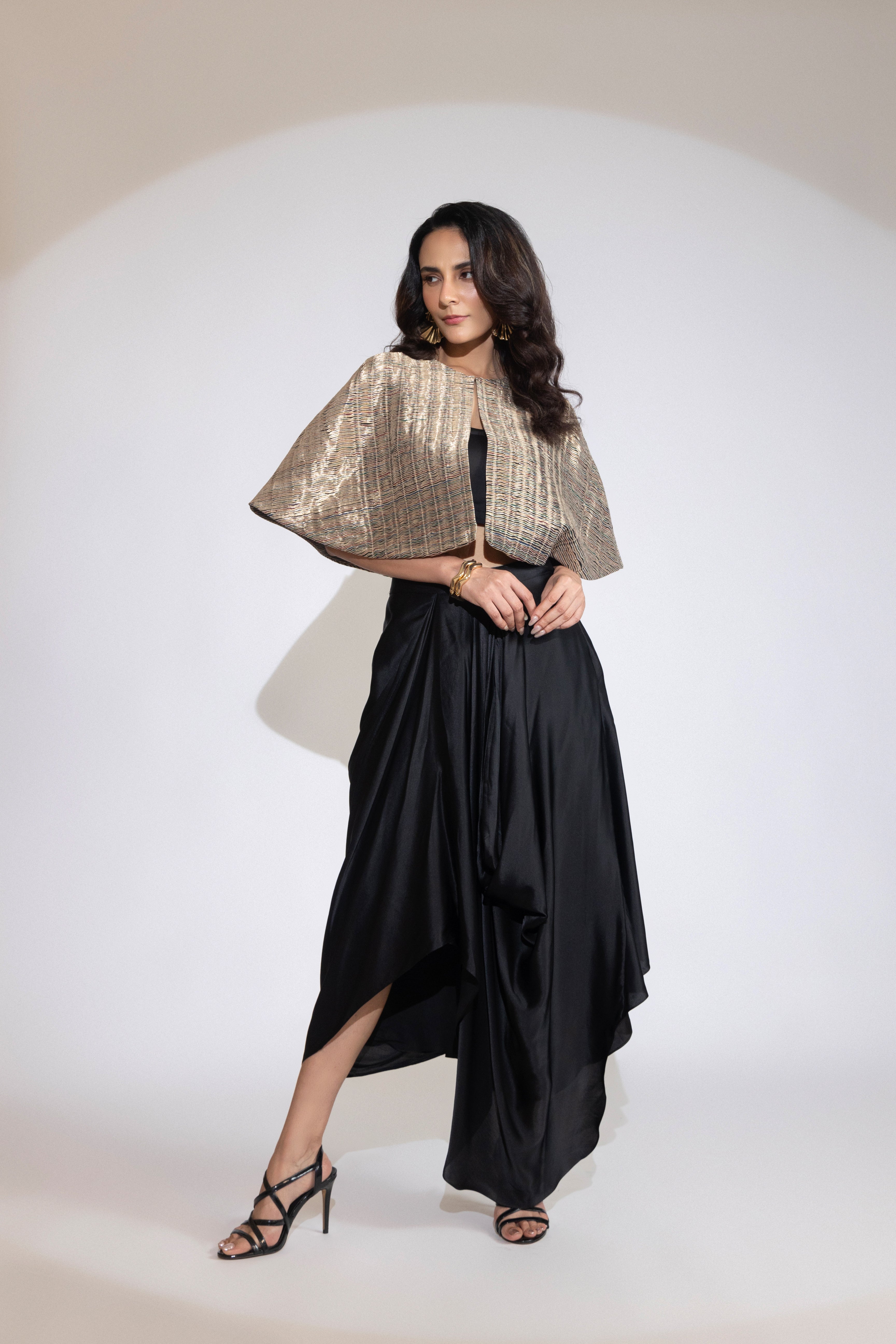 Aurora Shimmer Cape Jacket