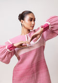 Pink Gingham Collar Tunic