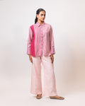 Blush Panel Stripe Shirt