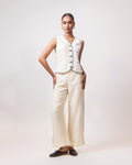 White Oversized Trouser