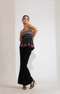 Zenith Stripped Kaftan Top
