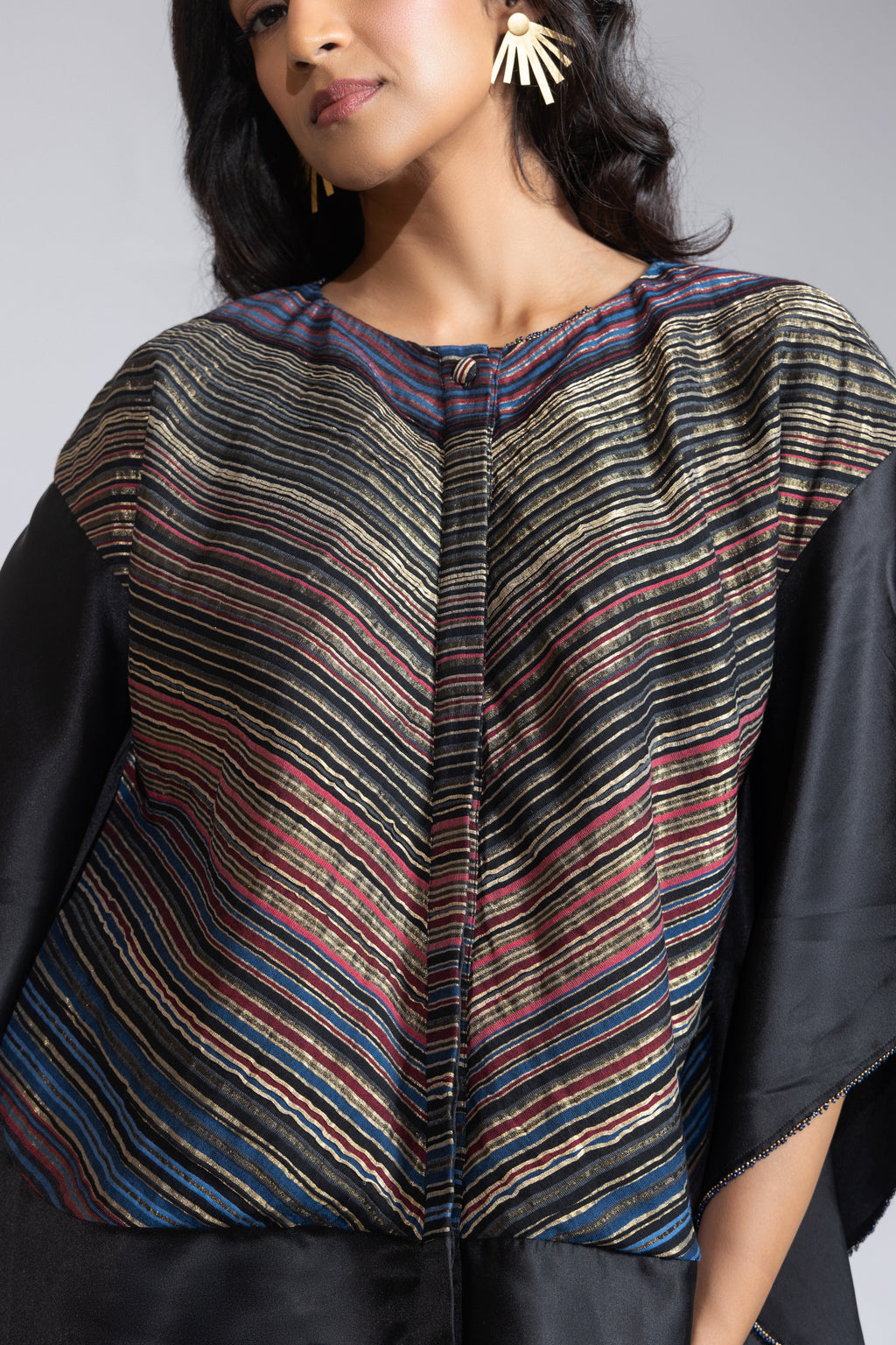 Zenith Stripped Kaftan Top