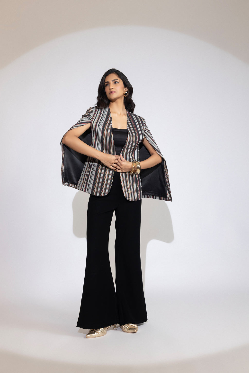Elysian Cut-out Cape Blazer