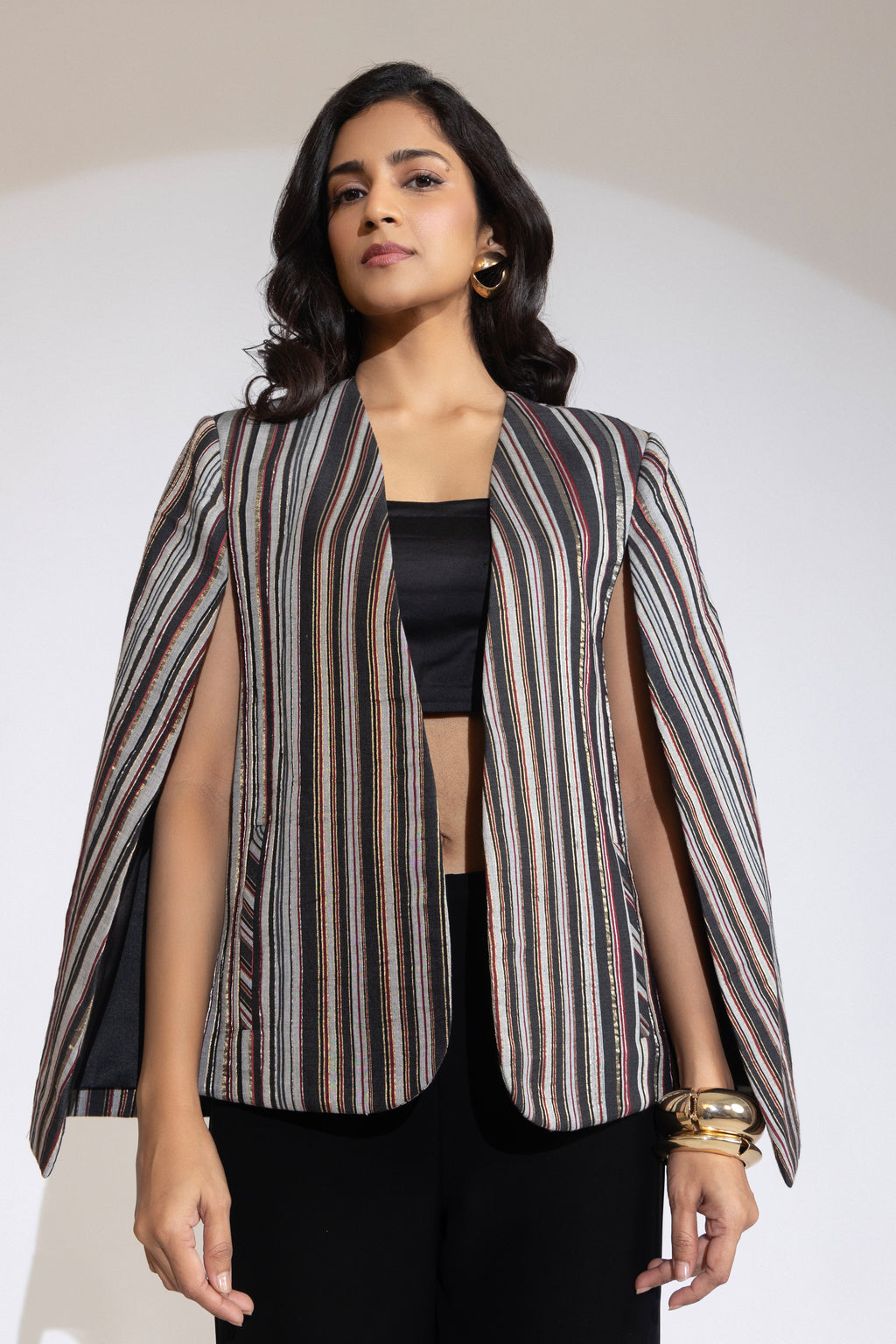 Elysian Cut-out Cape Blazer