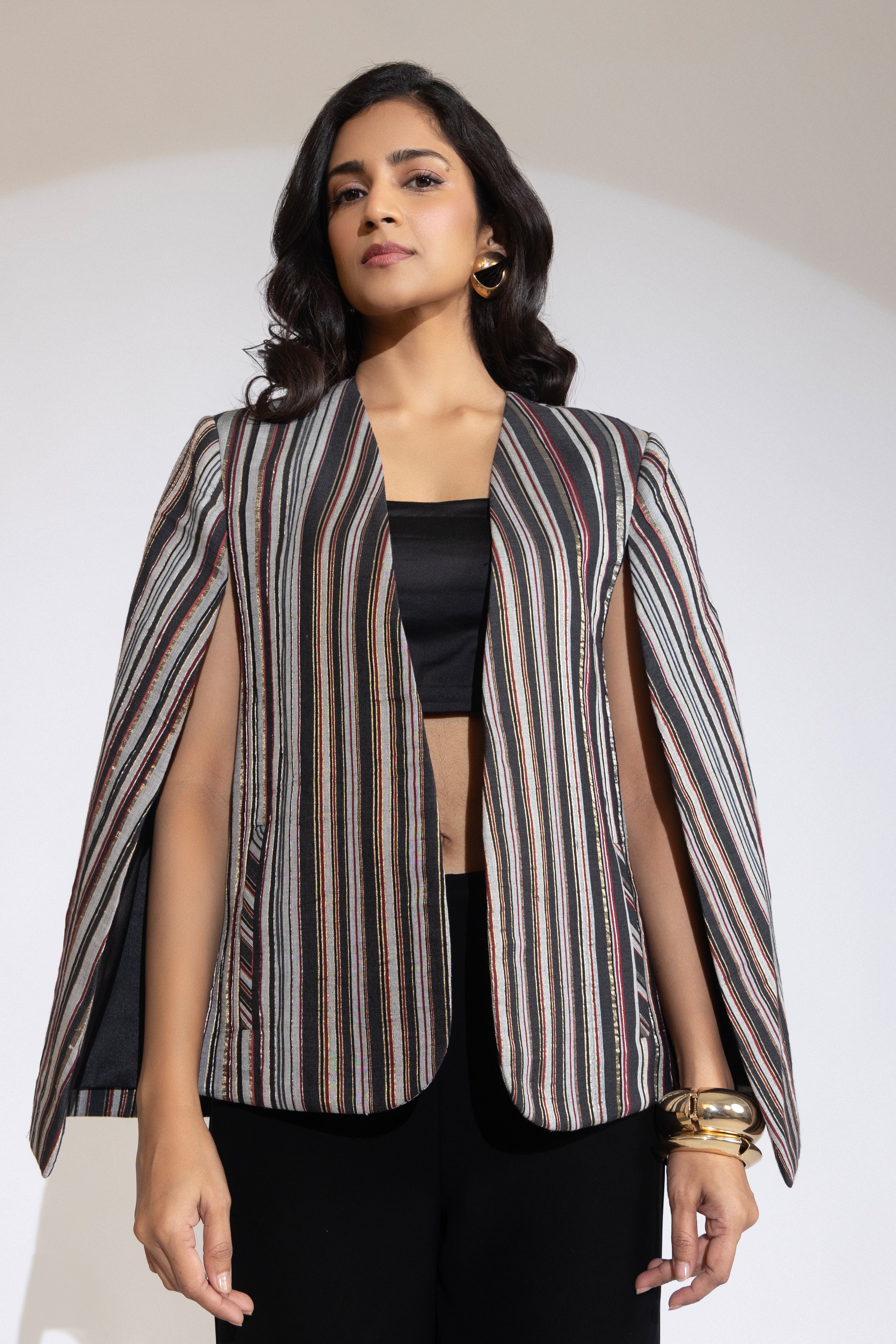 Elysian Cut-out Cape Blazer